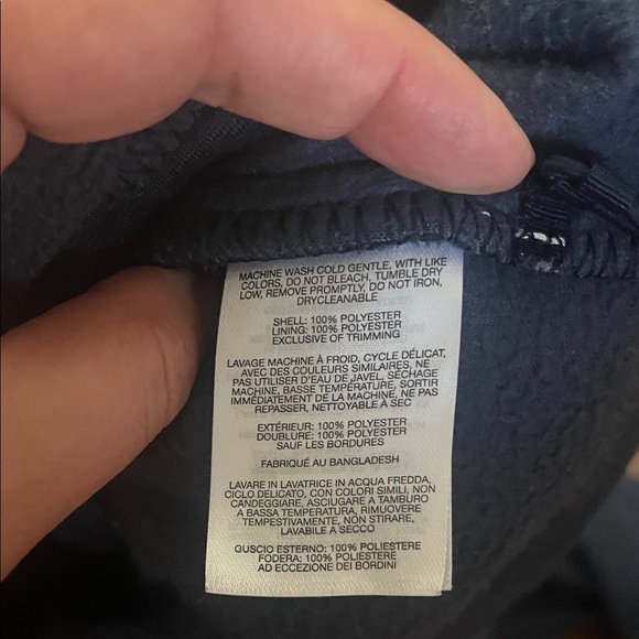 Columbia Navy Fleece Jacket XL - Picture 4 of 5